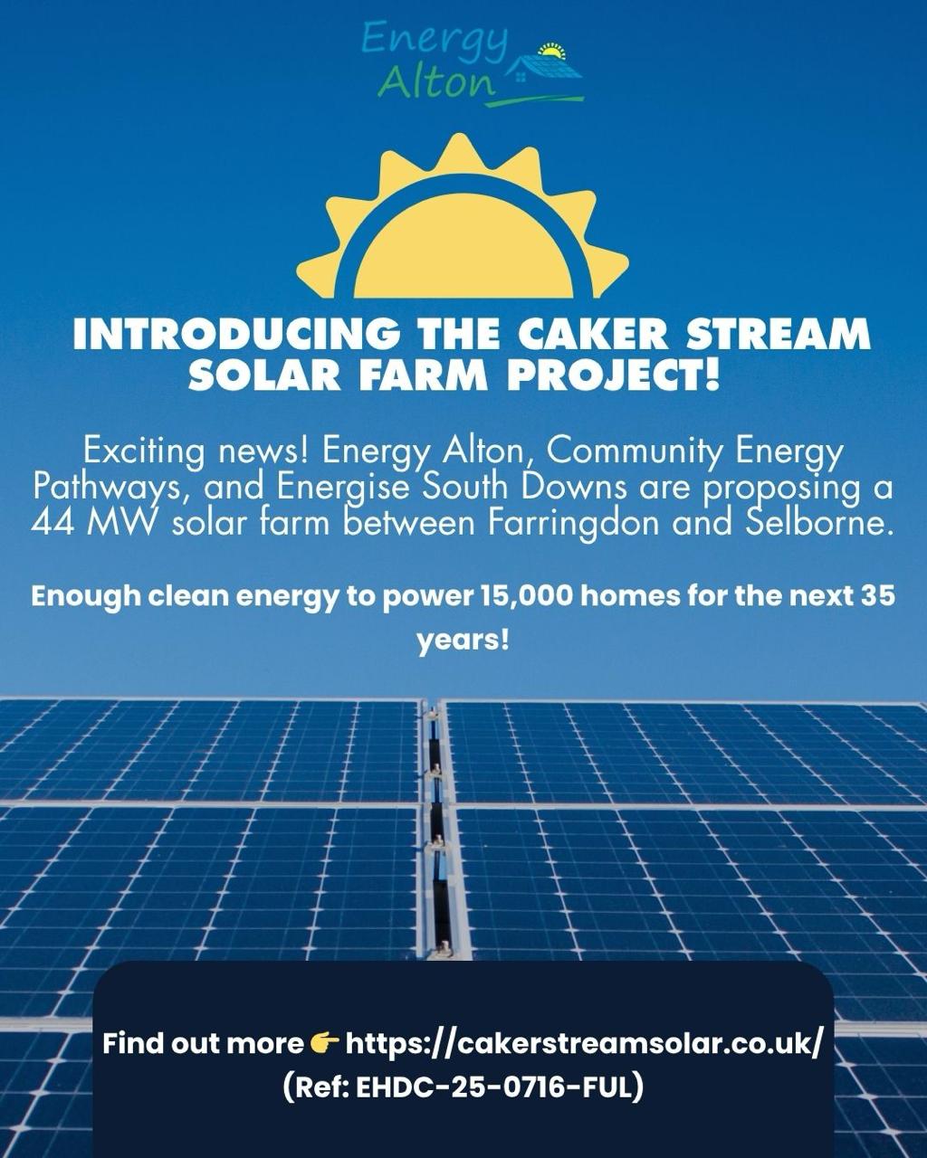 Introducing the Caker Stream Solar Farm Project!